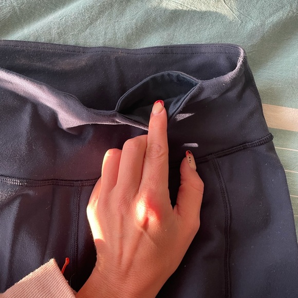 Lululemon High Waisted Wide Leg Cinching Ankle Leggings - Picture 9 of 13